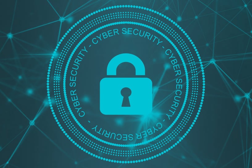 Ilustración representando servicios de ciberseguridad empresarial